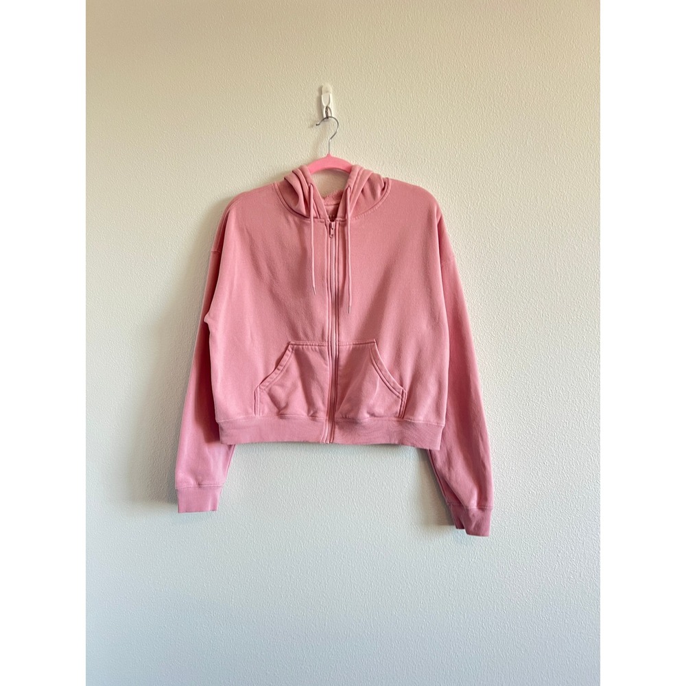 Sanrio Hello Kitty and Friends Pastel Pink Mini Graphic Zip-Up Hoodie XL Kawaii